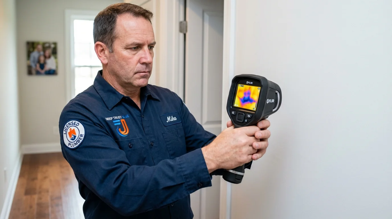 Thermal imaging leak detection by Johns Plumbing LLC in Suffern